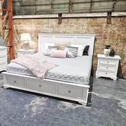 Serenity King Size Bed - Calidad Furniture Store