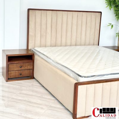 Platinum Queen Size Bed - Calidad Furniture Store