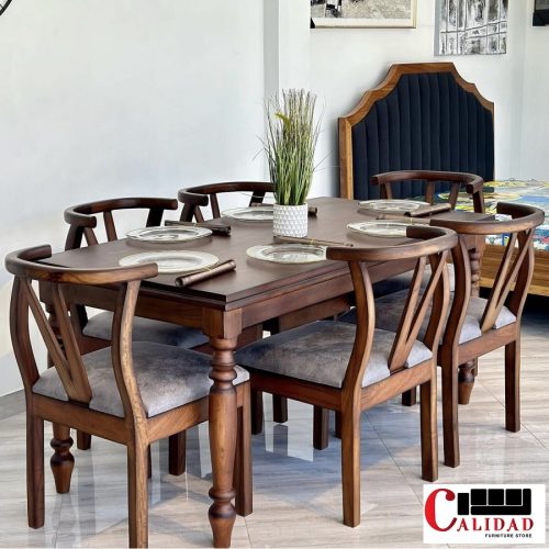 Beaumont Dining Set - 6 seater -Calidad Furniture Store