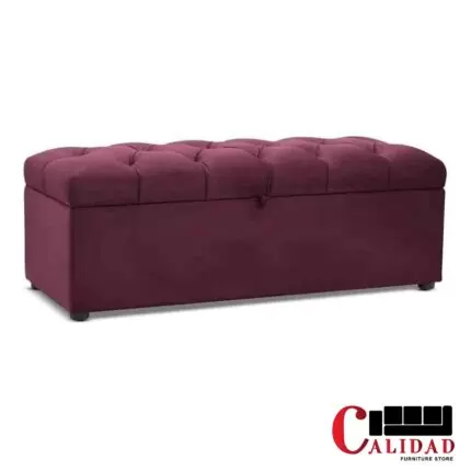 Carmesí Tesoro Storage Bench in kenya - Calidad Furniture Store
