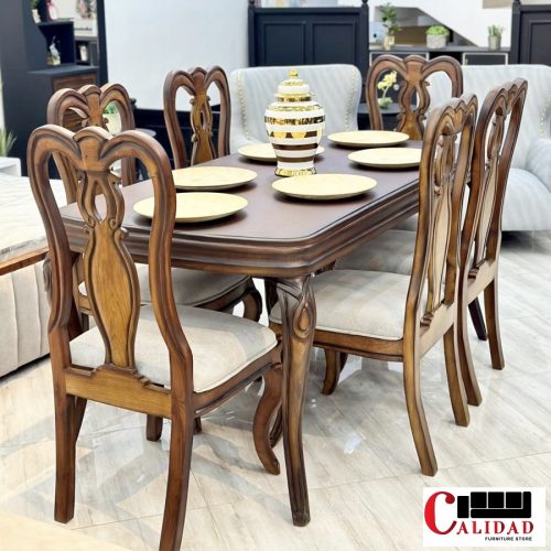 Harrington Dining Set - 6 seater -Calidad Furniture Store