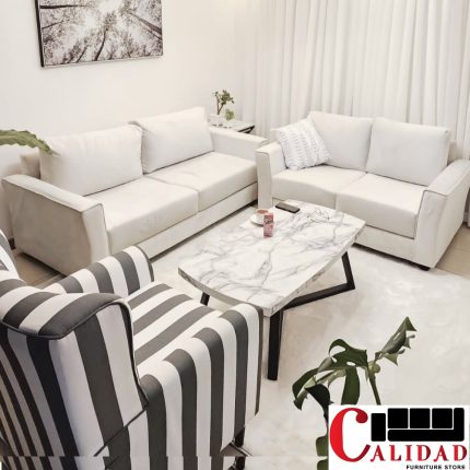 Serene fabric Sofa- 5 Seater - Calidad Furniture Store